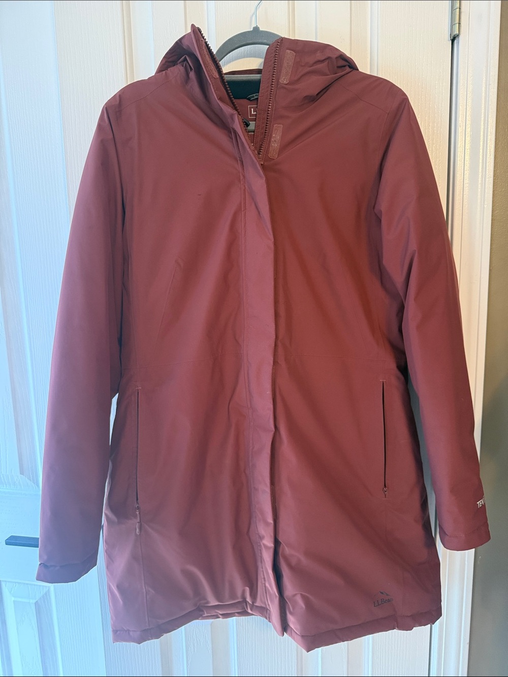 LL Bean Maroon Parka